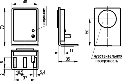 Габариты ISB M6A-31P-15-L